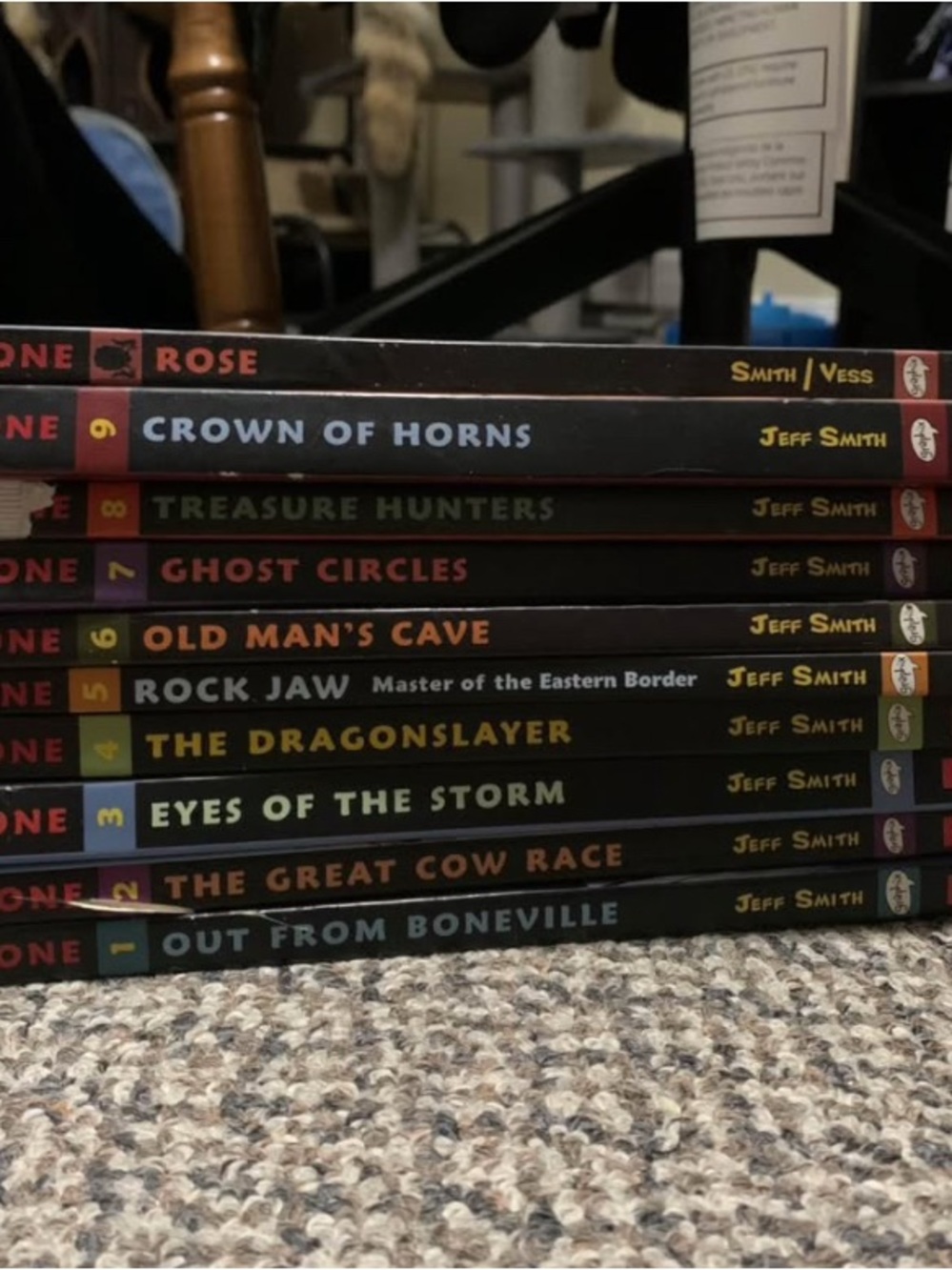 Bones 1-9 + Rose spin off book. All for 80$ or best offer